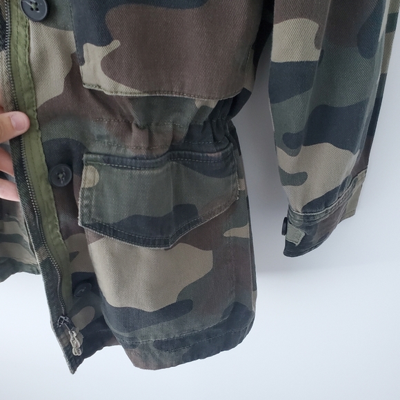 Zara oversized double layer camo army inspired jacket - Picture 6 of 15